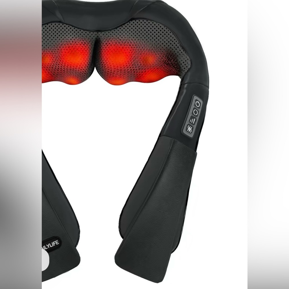 Shiatsu Neck and Shoulder Massager with Heat - Black - Picture 4 of 8